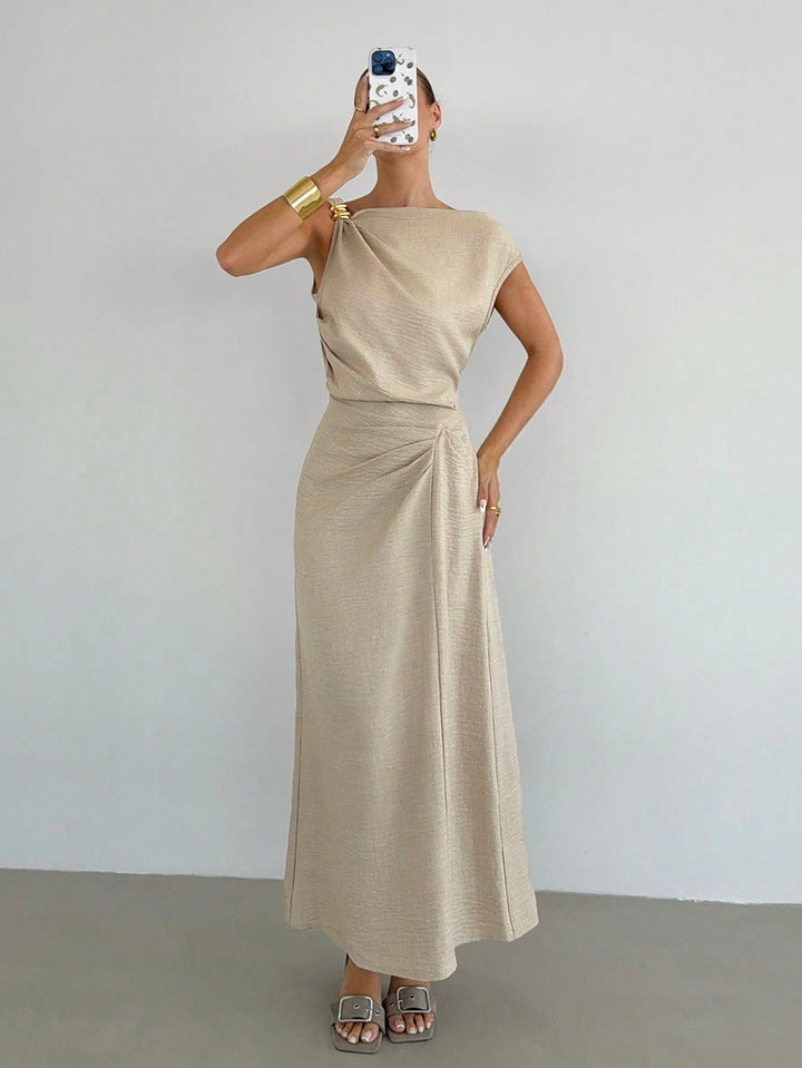 Rochie maxi SHEIN, portocaliu