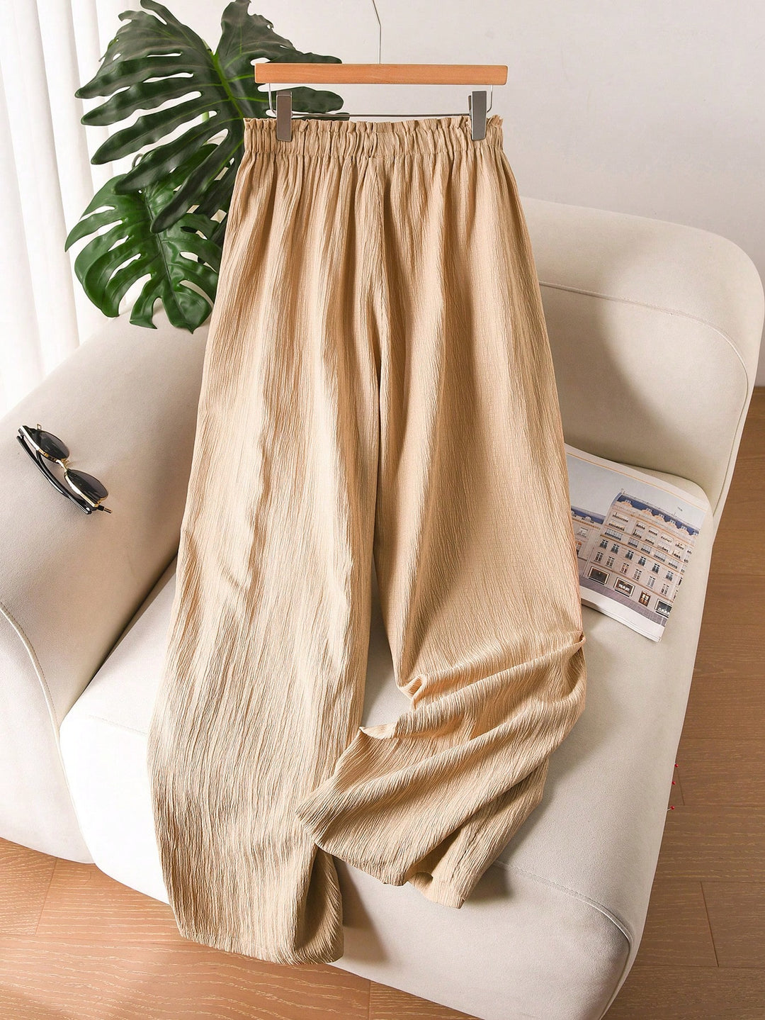 Pantaloni SHEIN, portocaliu