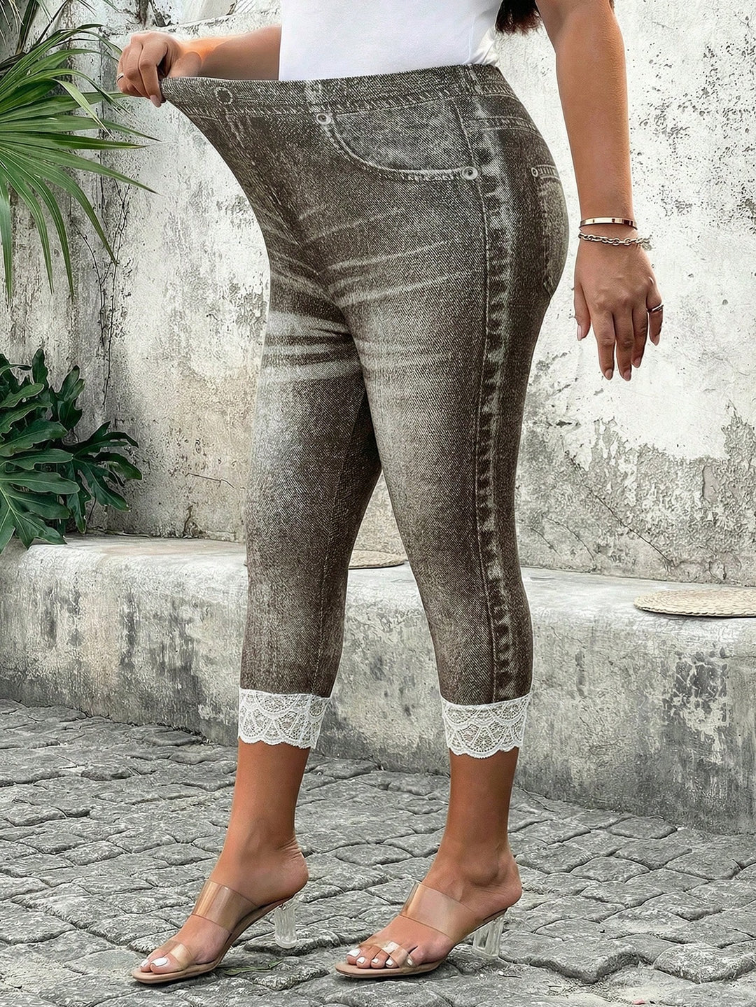 Leggings SHEIN, szürke