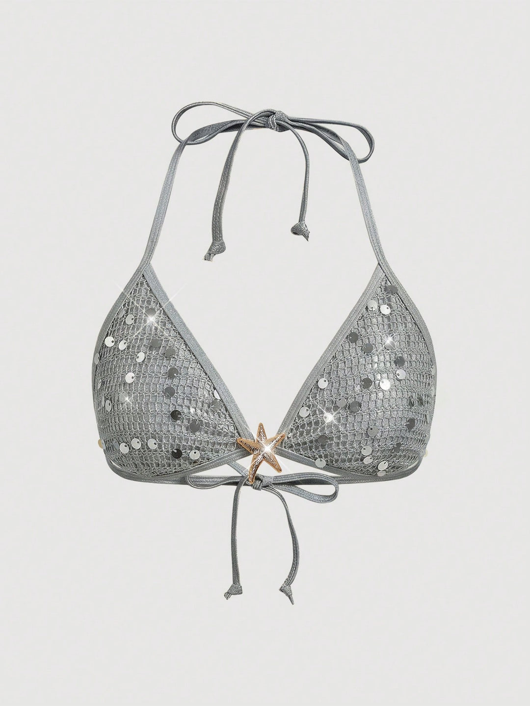 Set bikini SHEIN, argintiu