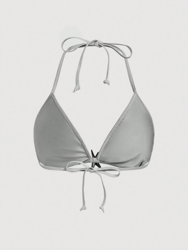 Set bikini SHEIN, argintiu