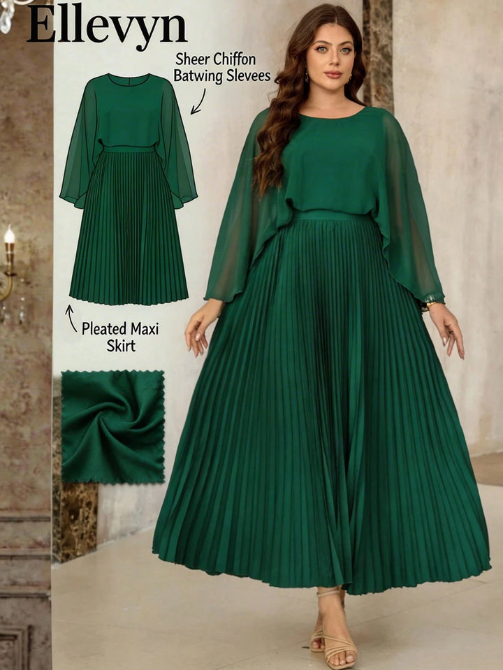 Rochie maxi SHEIN, verde