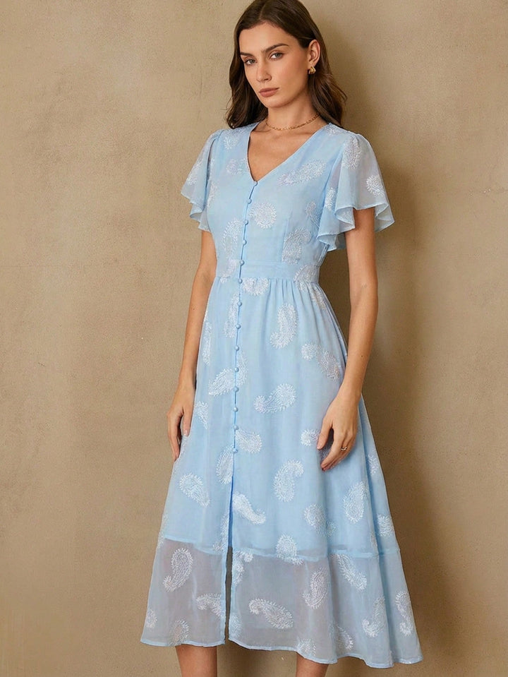 Rochie maxi SHEIN, albastru