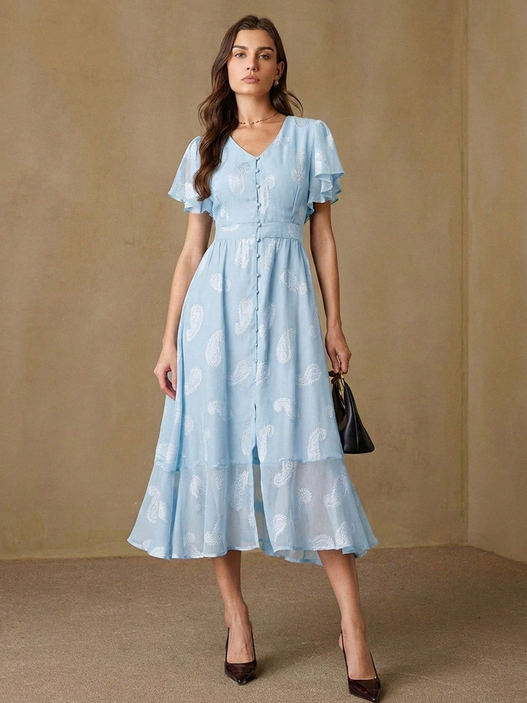 Rochie maxi SHEIN, albastru