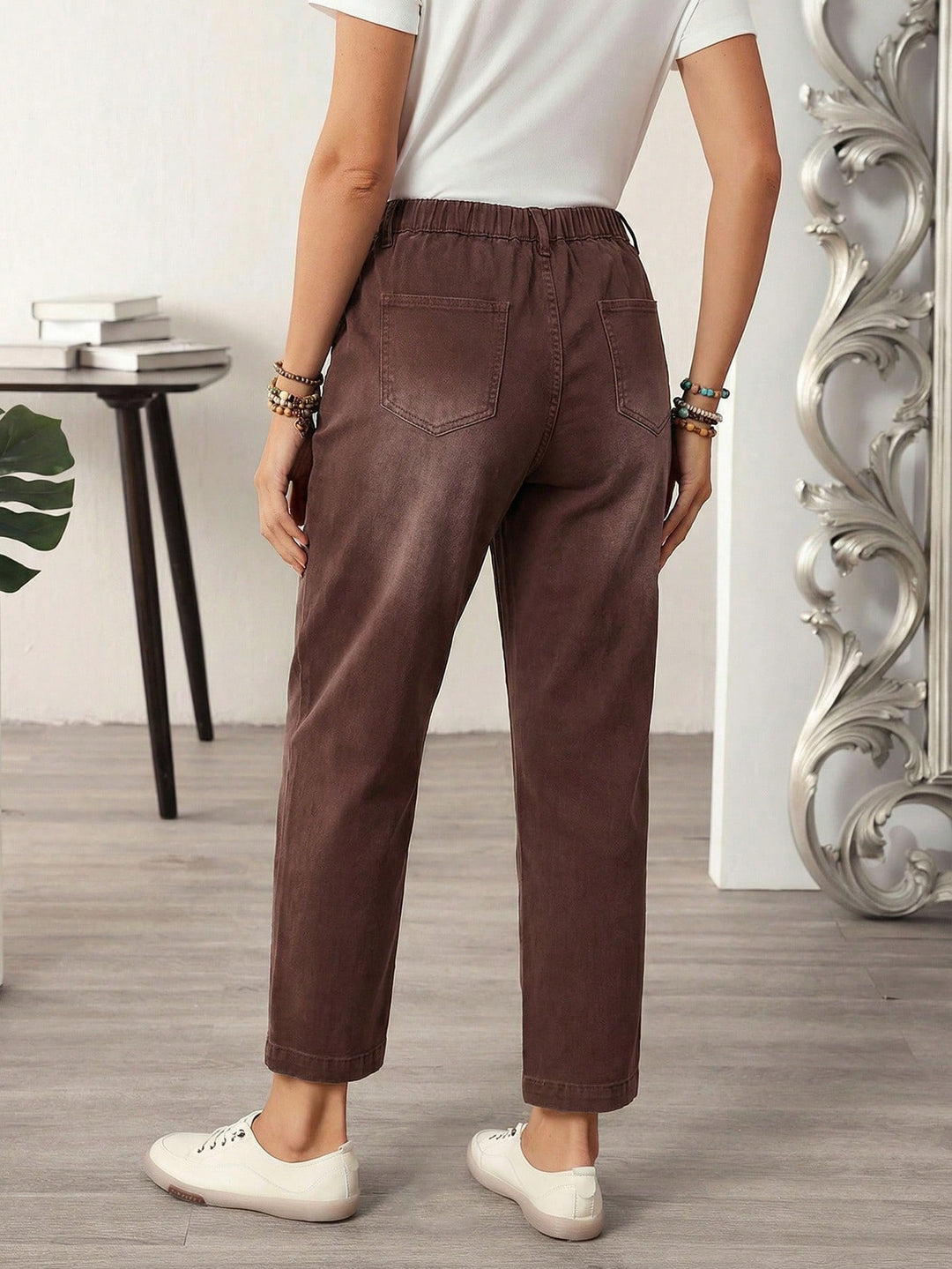 Jeans SHEIN, maro