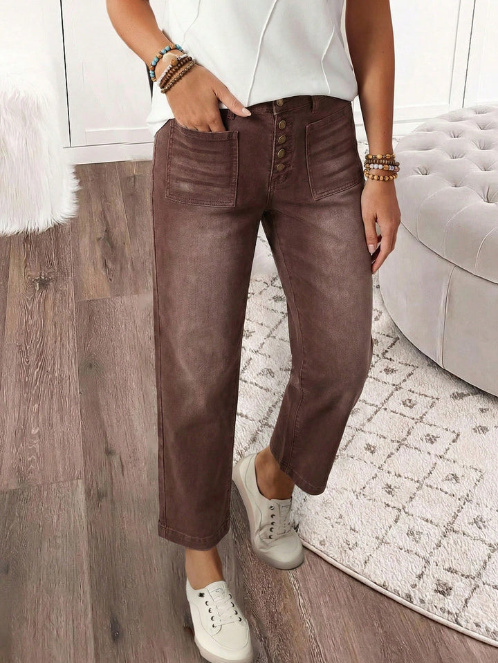 Jeans SHEIN, maro