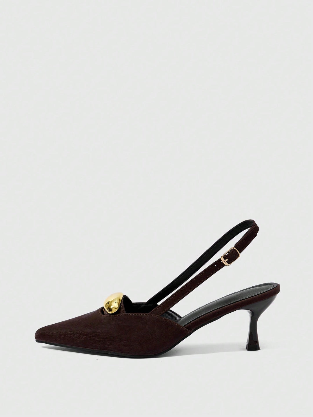 Pantofi cu toc SHEIN, maro