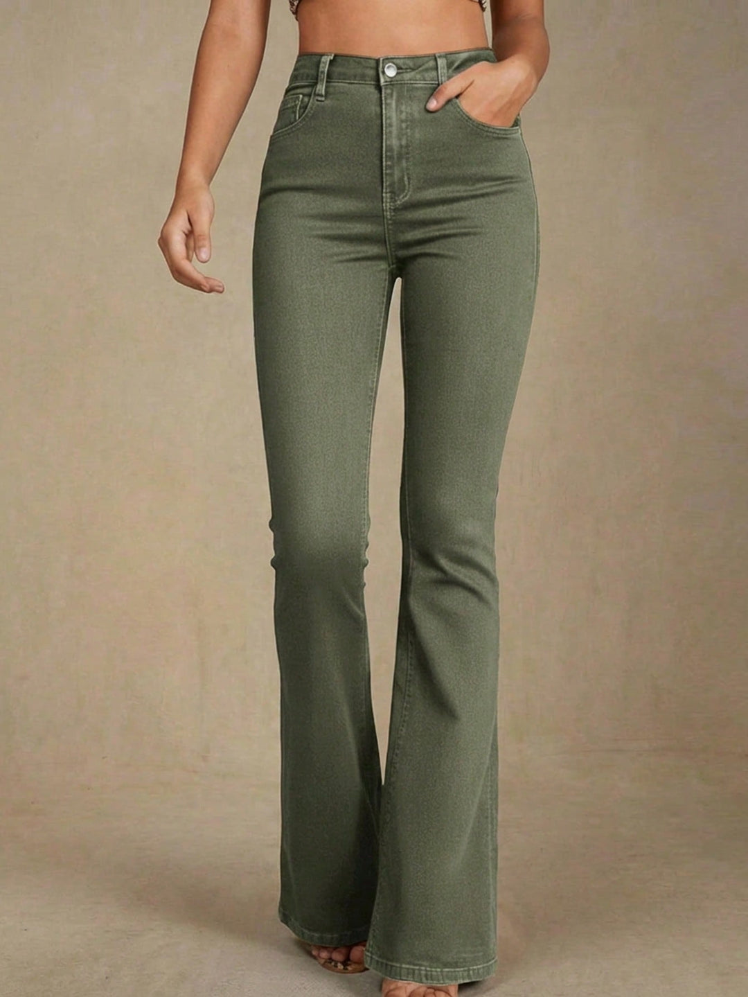 Jeans SHEIN, kaki