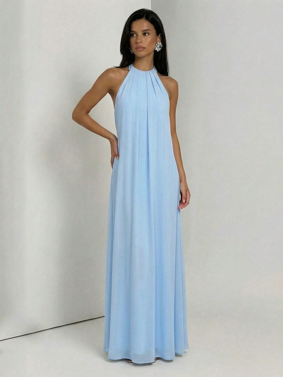 Rochie maxi SHEIN, albastru