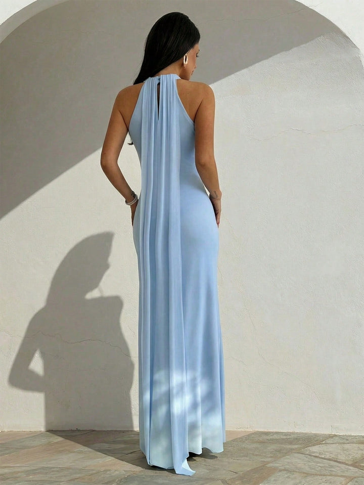 Rochie maxi SHEIN, albastru