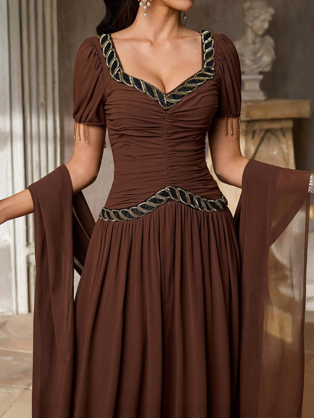 Rochie SHEIN, maro