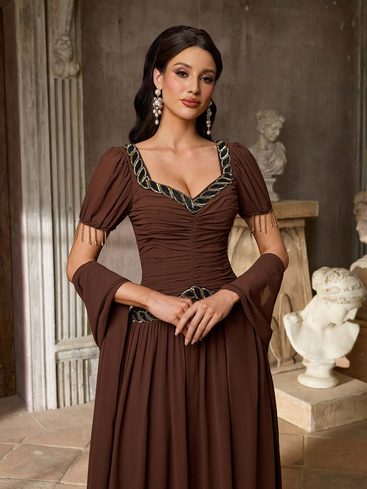 Rochie SHEIN, maro