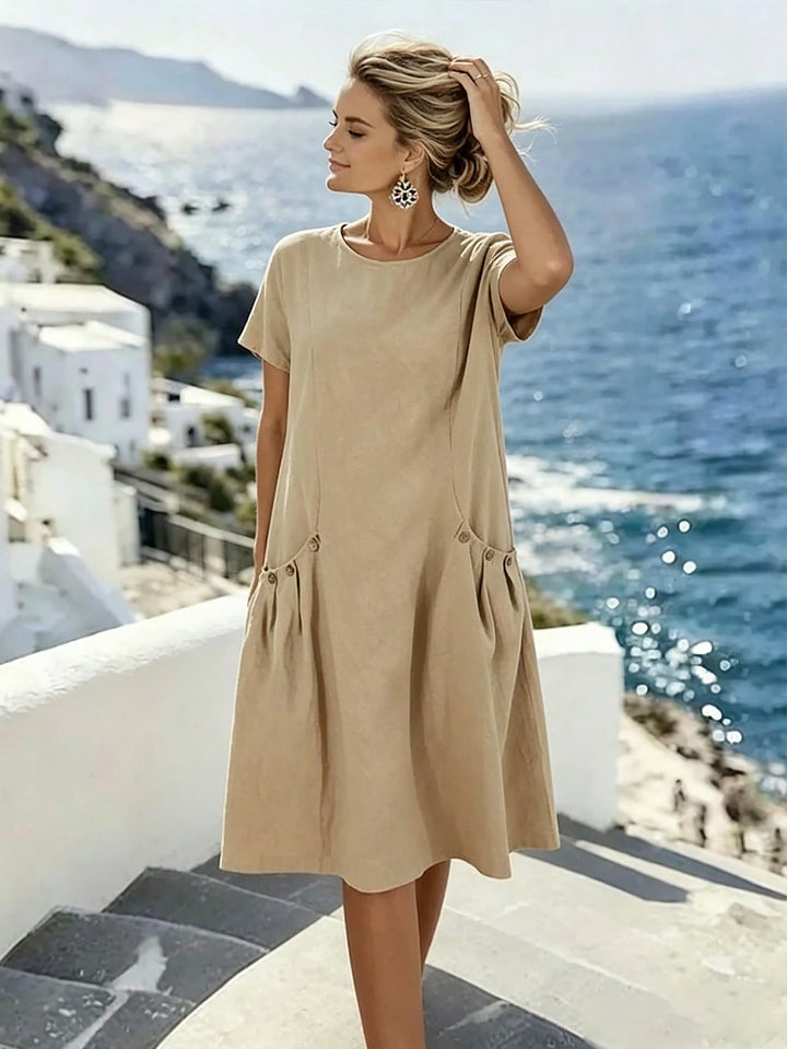 Rochie scurtă SHEIN, kaki