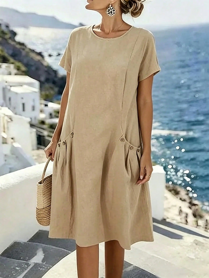 Rochie scurtă SHEIN, kaki