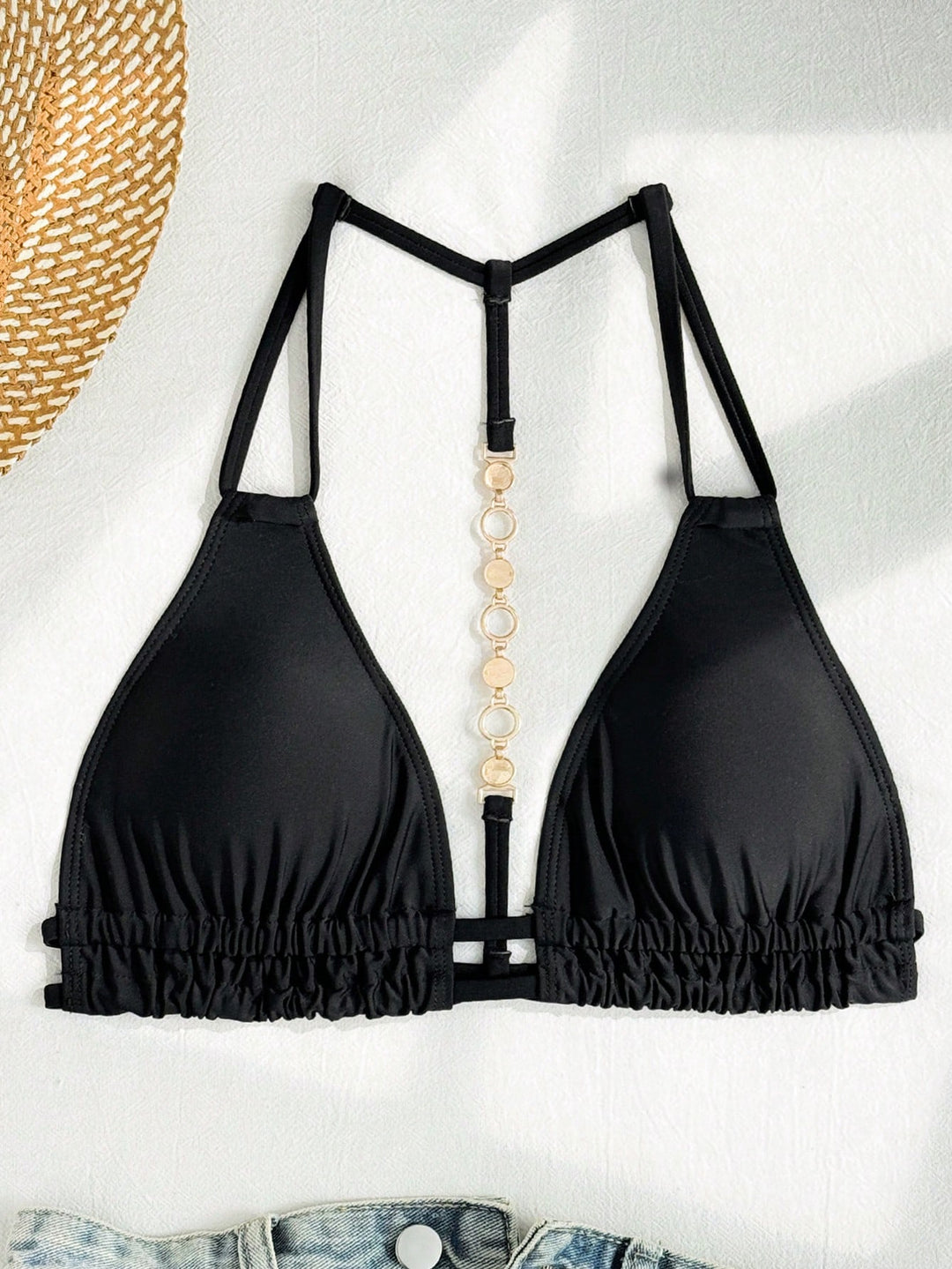 Sutien de baie SHEIN, negru