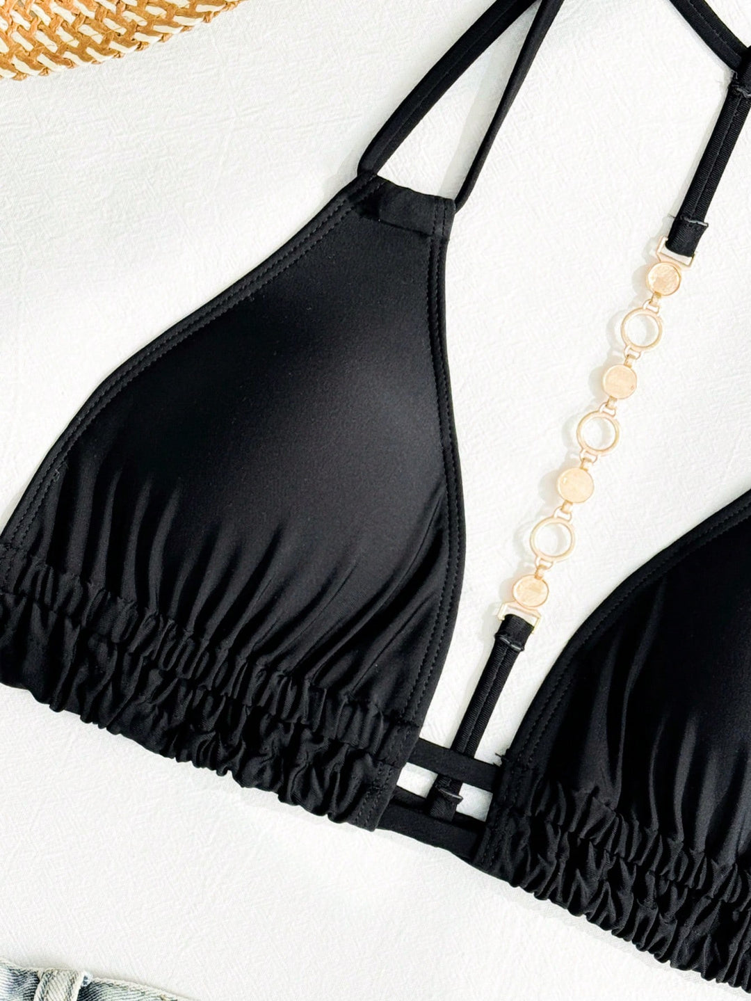 Sutien de baie SHEIN, negru