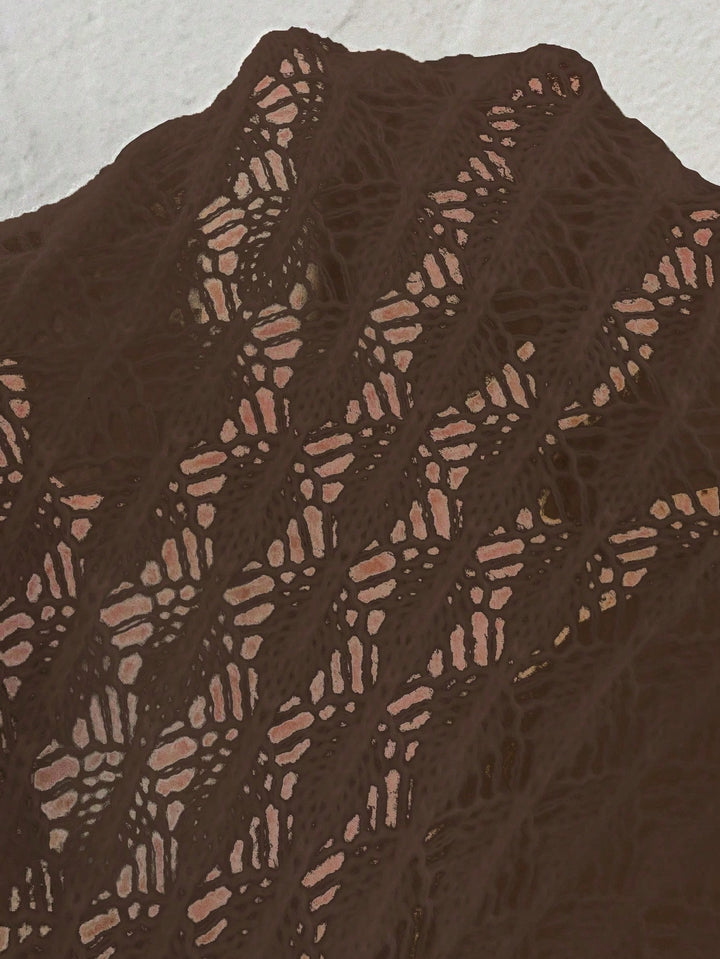 Cardigan SHEIN, maro