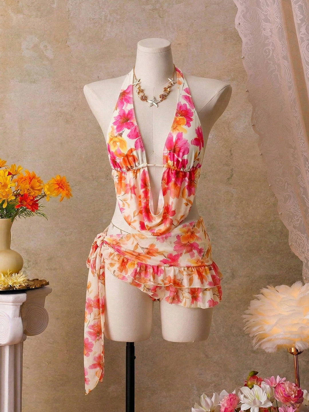 Set bikini SHEIN, mix culori