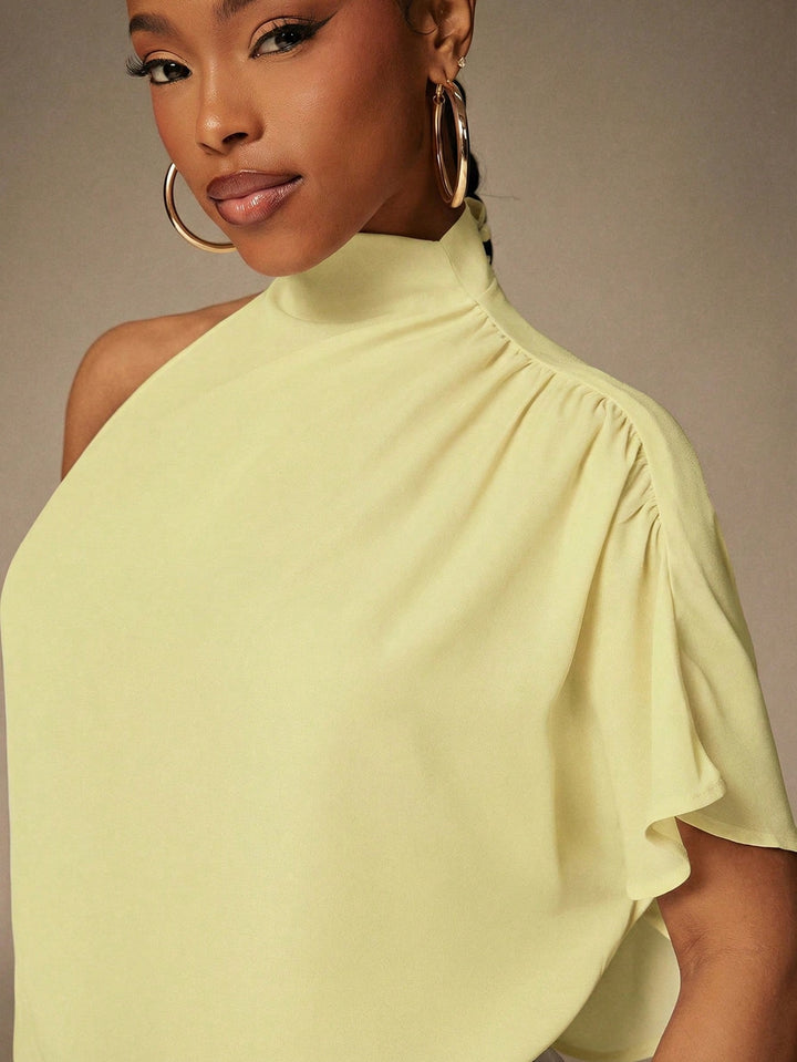 Top SHEIN, galben