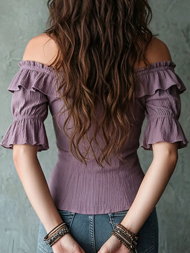 Bluza cu volane SHEIN