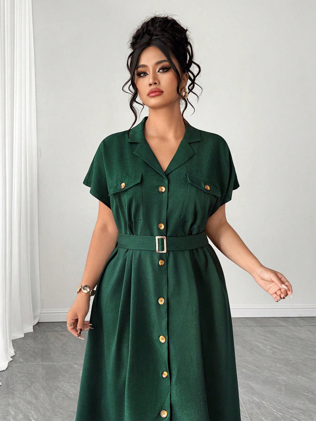 Rochie SHEIN, verde