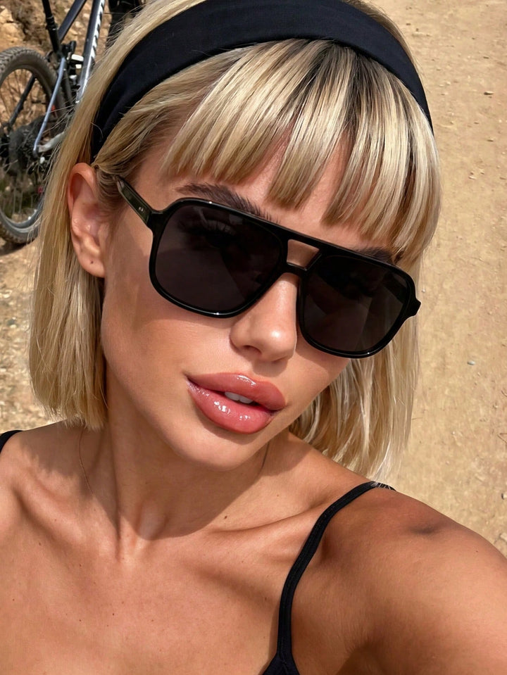 Ochelari de soare SHEIN, negru