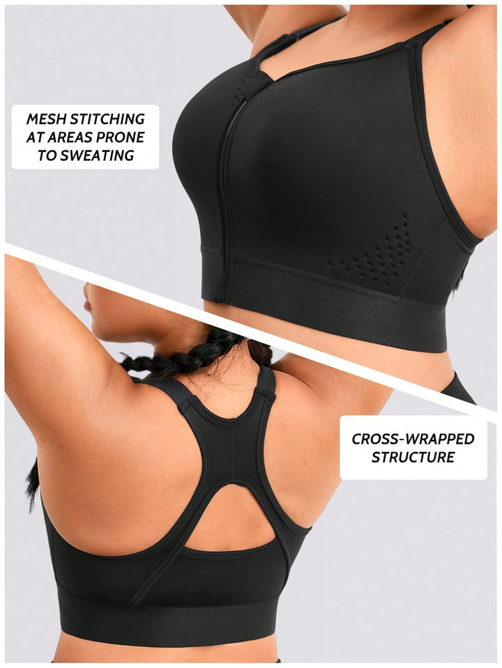Bustieră sport SHEIN, negru