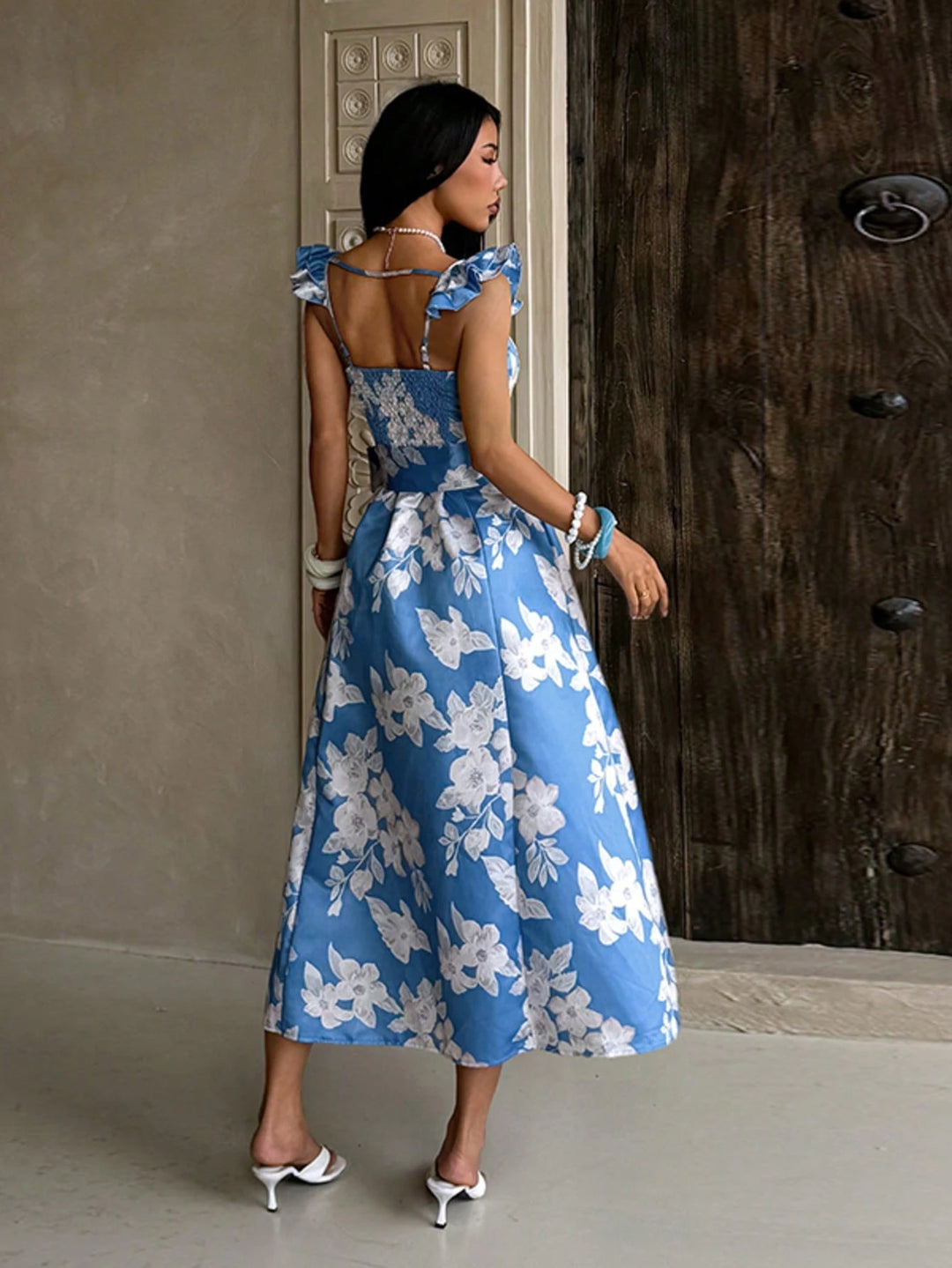 Rochie midi SHEIN, mix culori