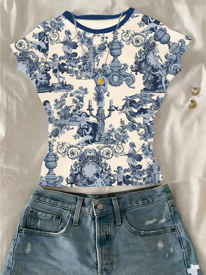 Tricou SHEIN, albastru