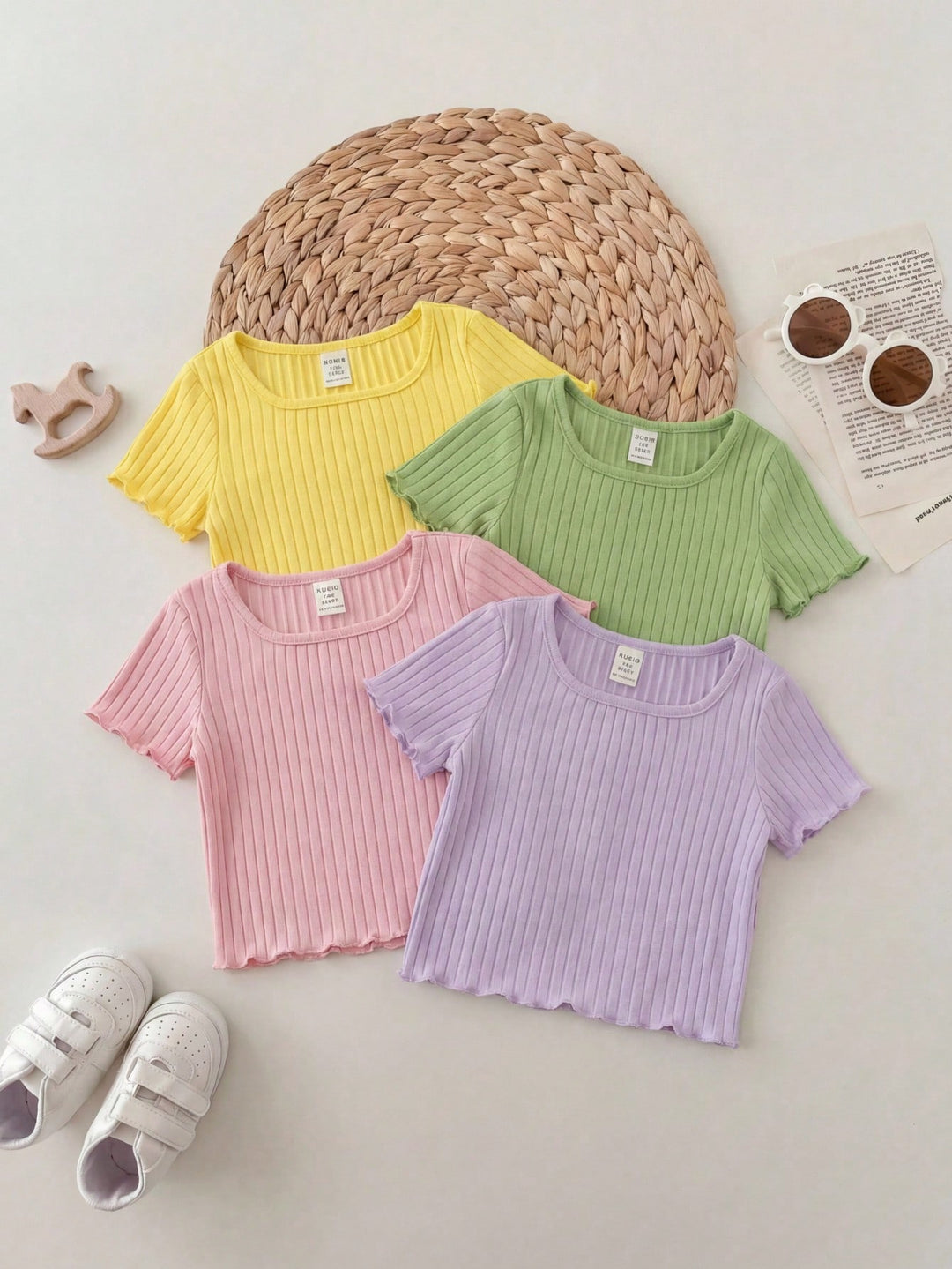 Tricou cu volane SHEIN