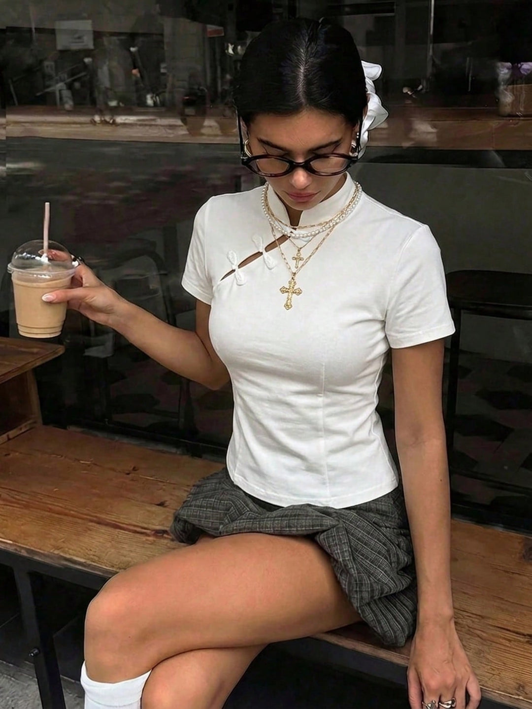 Bluza SHEIN, alb