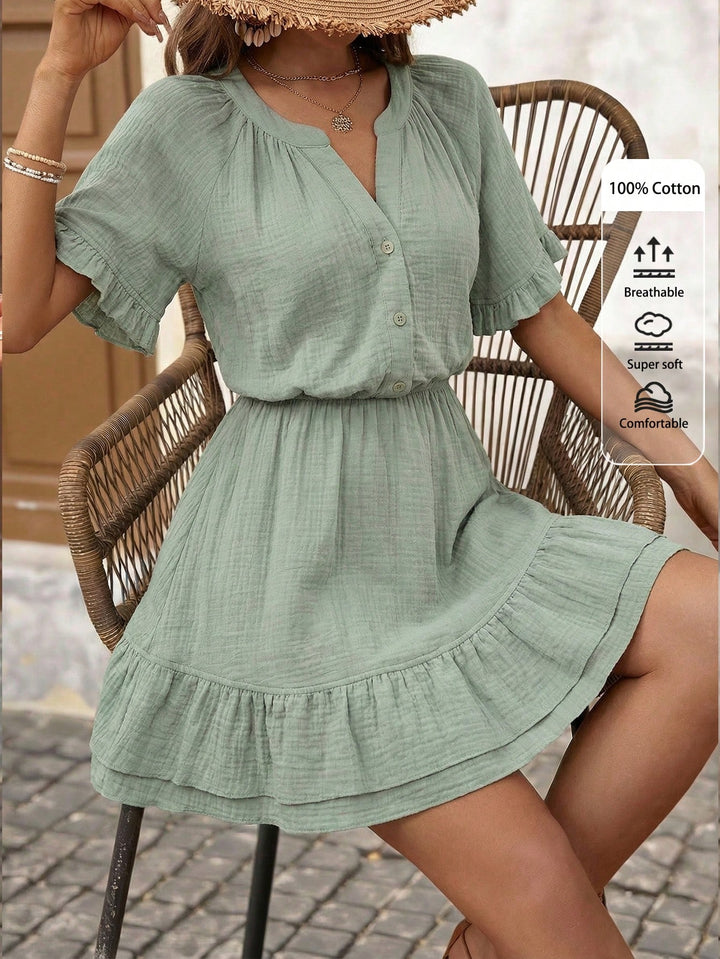 Rochie mini SHEIN, verde