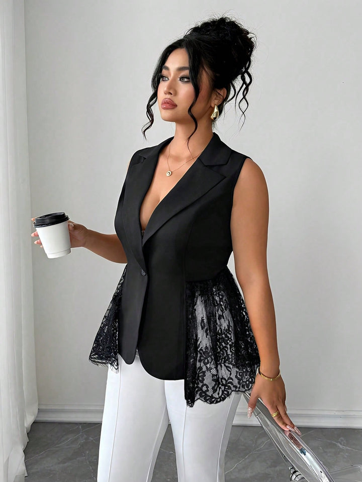 Sacou SHEIN, negru