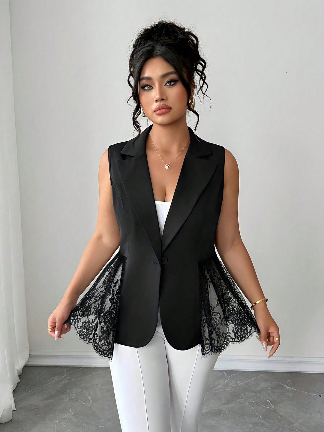Sacou SHEIN, negru