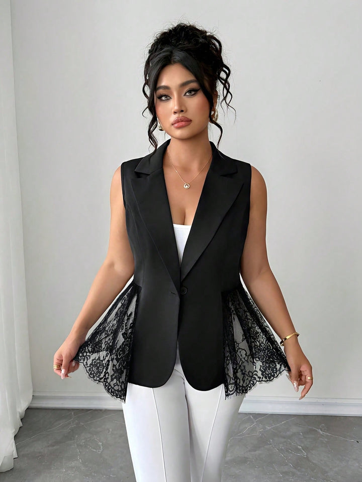 Sacou SHEIN, negru