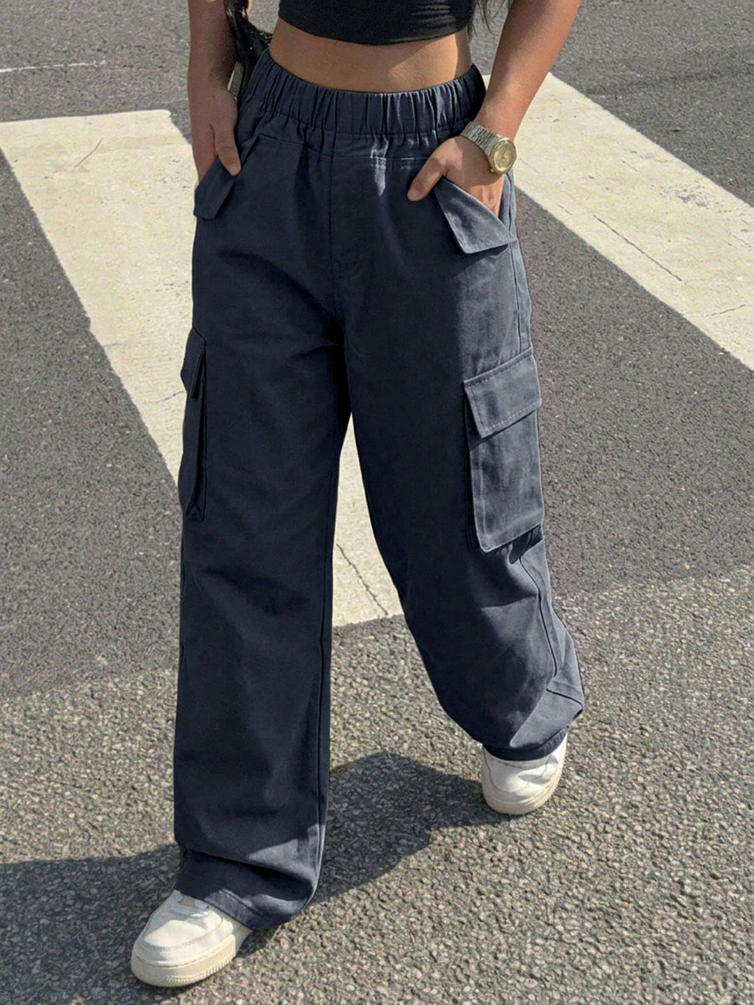 Pantaloni SHEIN, gri