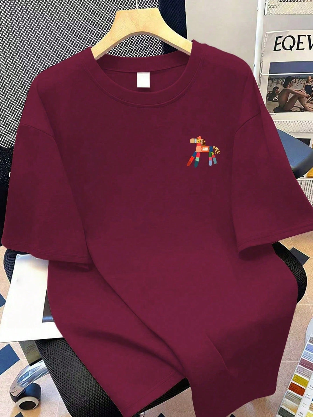 Tricou SHEIN, vișiniu