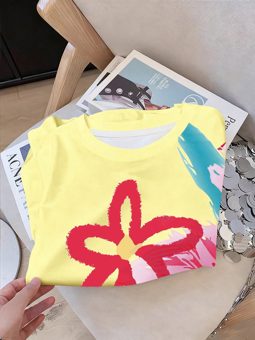 Tricou SHEIN, galben