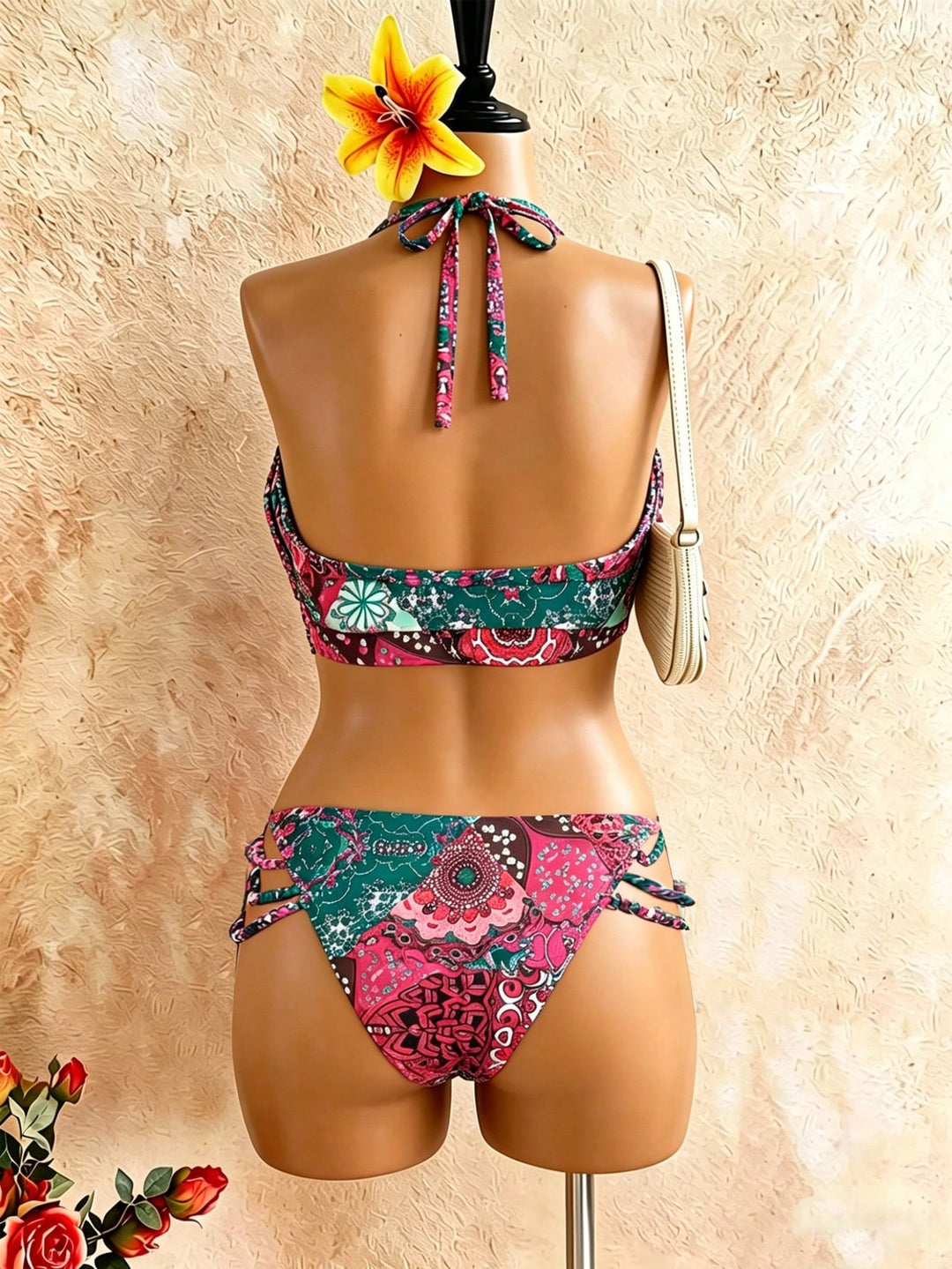 Set bikini de baie SHEIN, mix culori