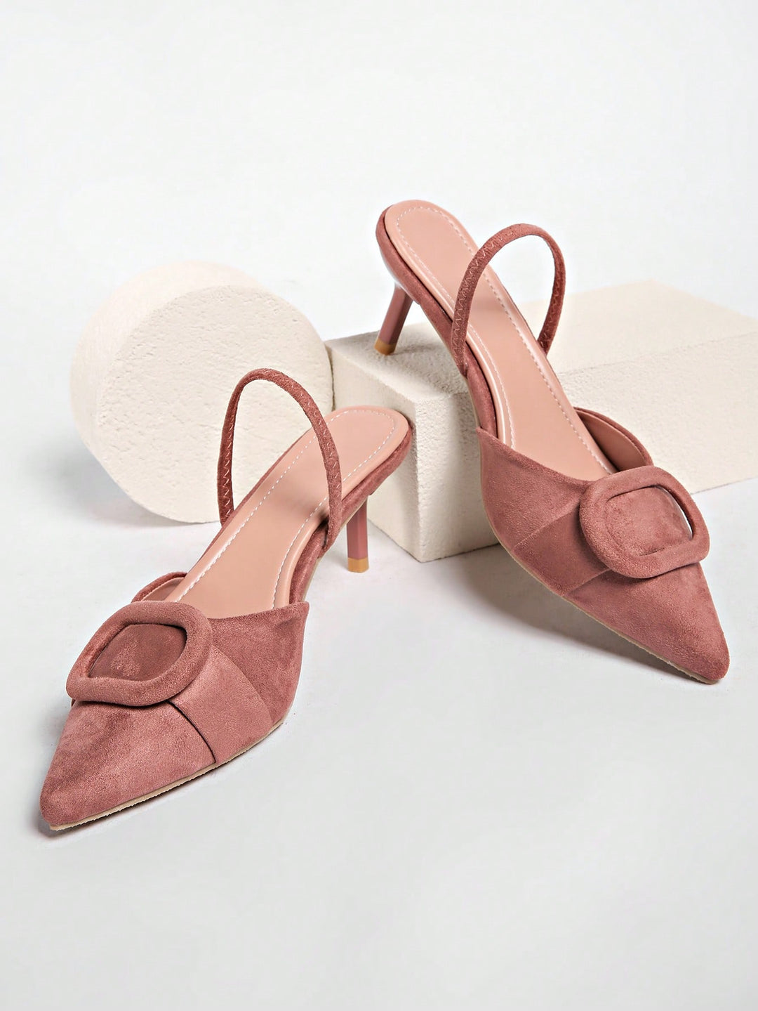 Pantofi cu toc SHEIN, roz
