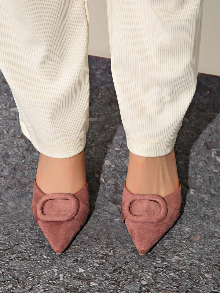 Pantofi cu toc SHEIN, roz