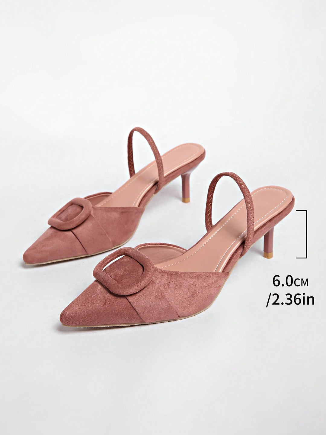 Pantofi cu toc SHEIN, roz