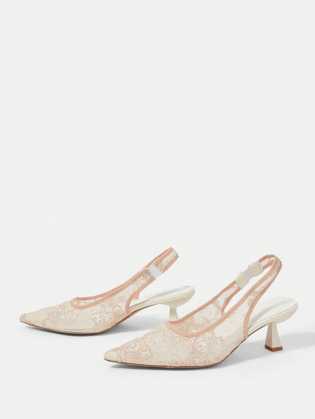 Pantofi cu toc SHEIN, bej