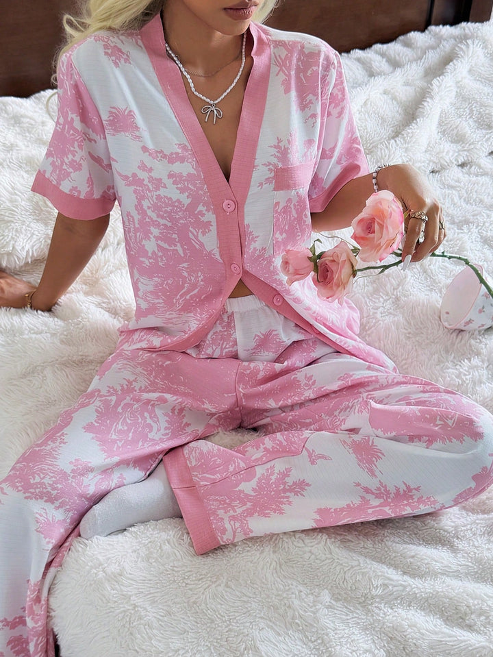 Compleu pijamale SHEIN, mix culori