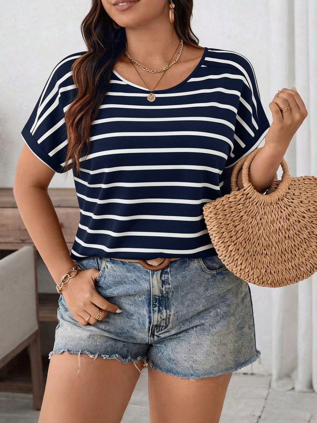Tricou SHEIN, albastru