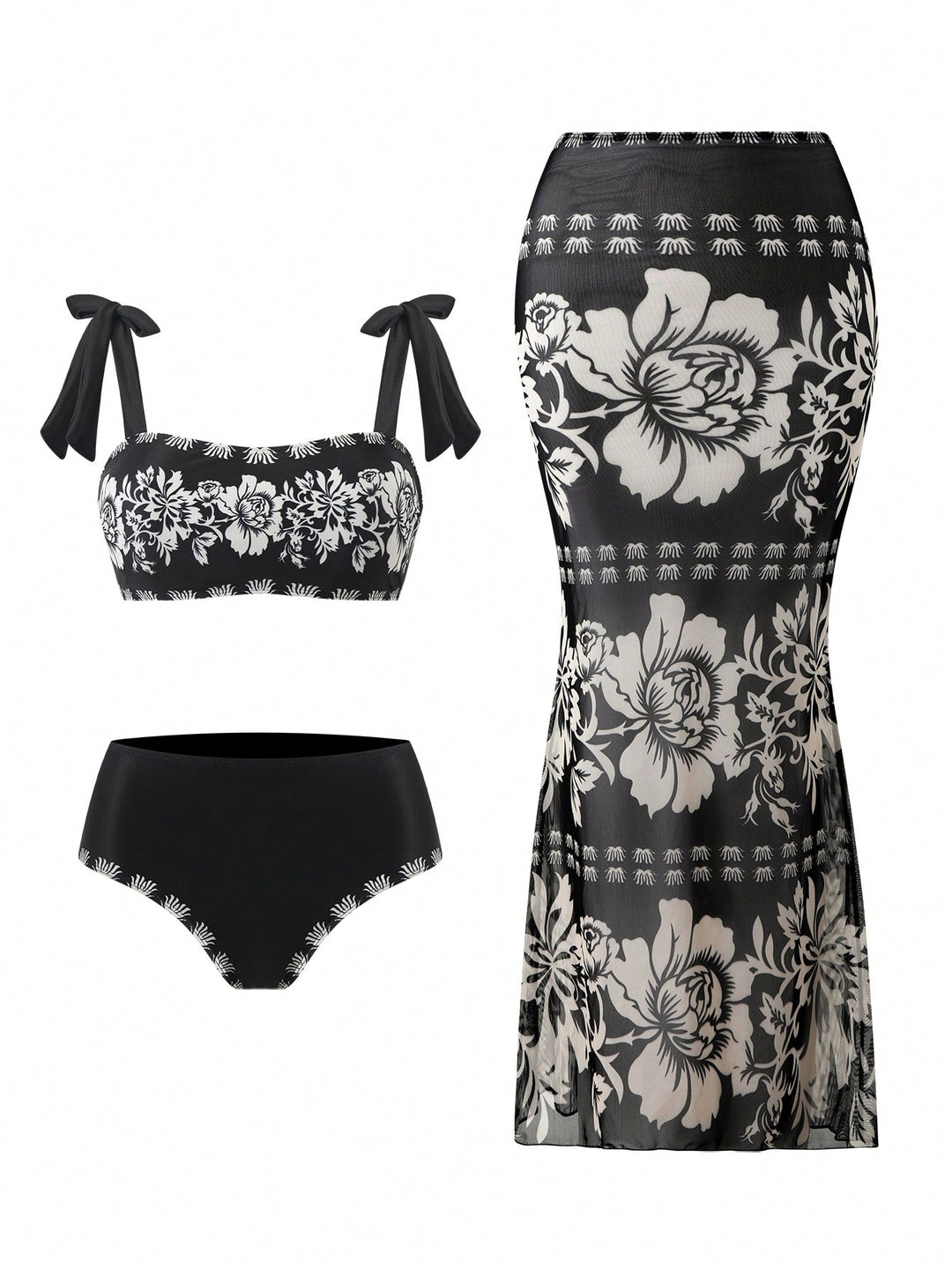 Set bikini SHEIN, mix culori