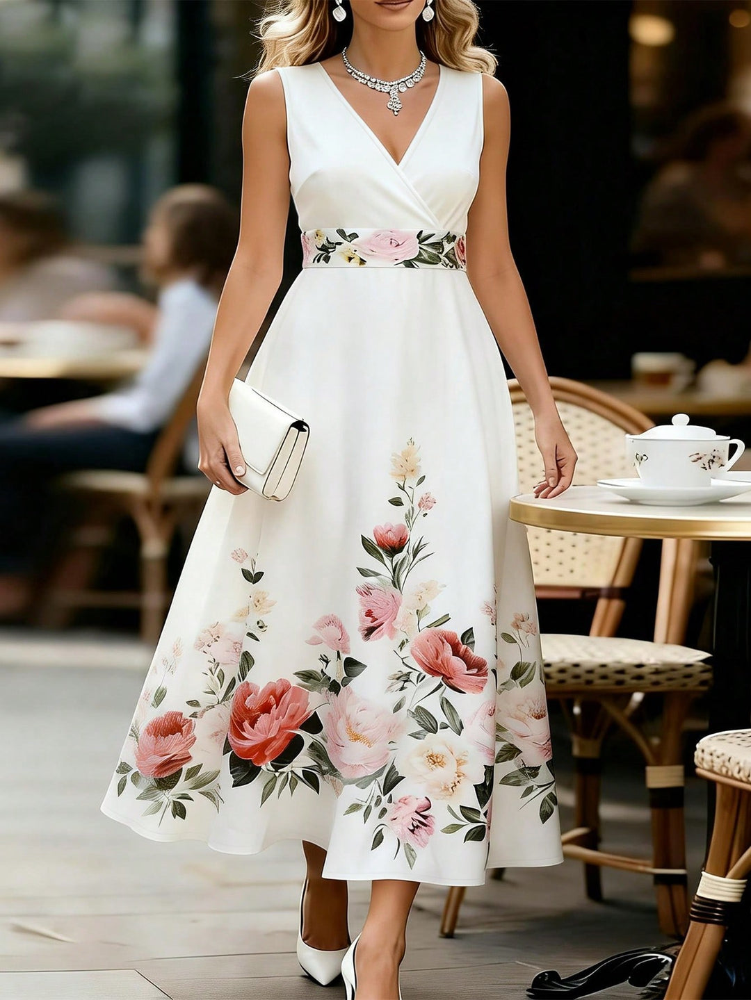 Rochie maxi SHEIN, mix culori