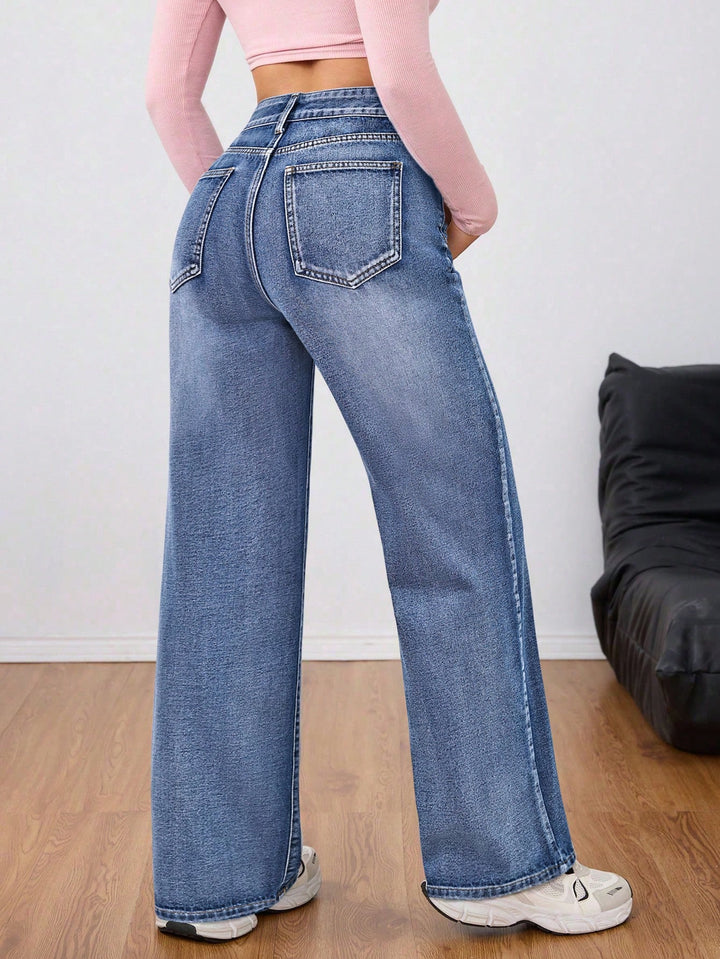 Jeans SHEIN, albastru