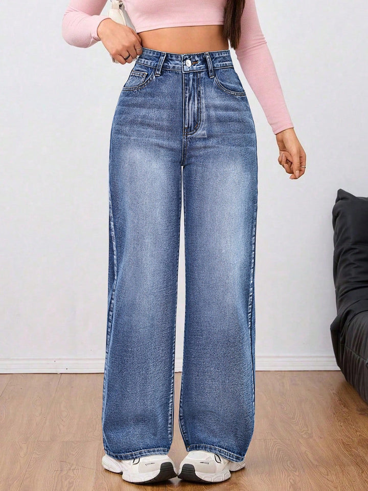 Jeans SHEIN, albastru