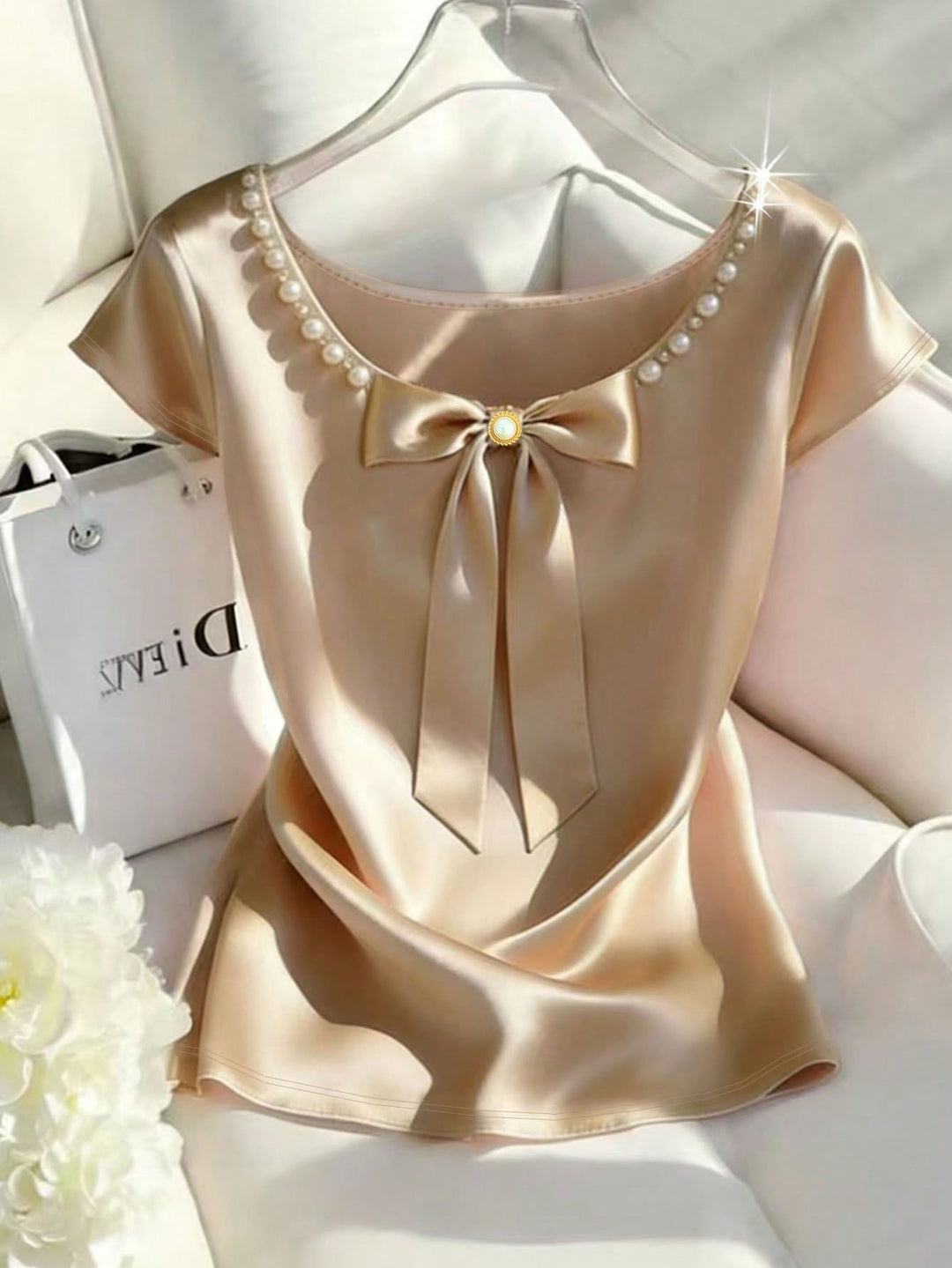Tricou SHEIN, bej